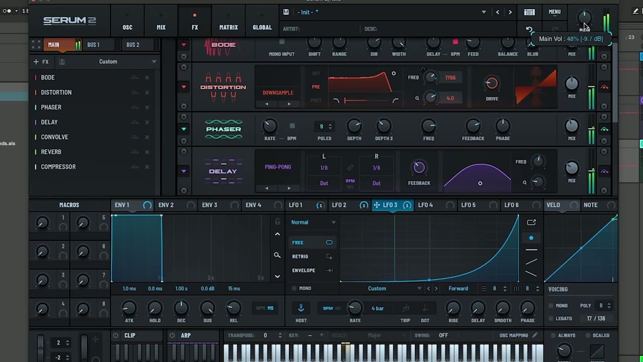 Glide, accents and effects — screenshot from the video