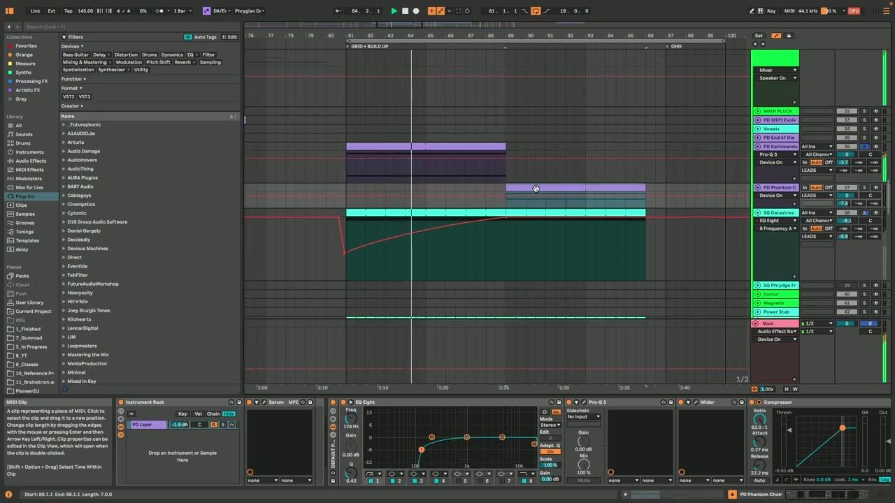 Bring in pads — screenshot from the video