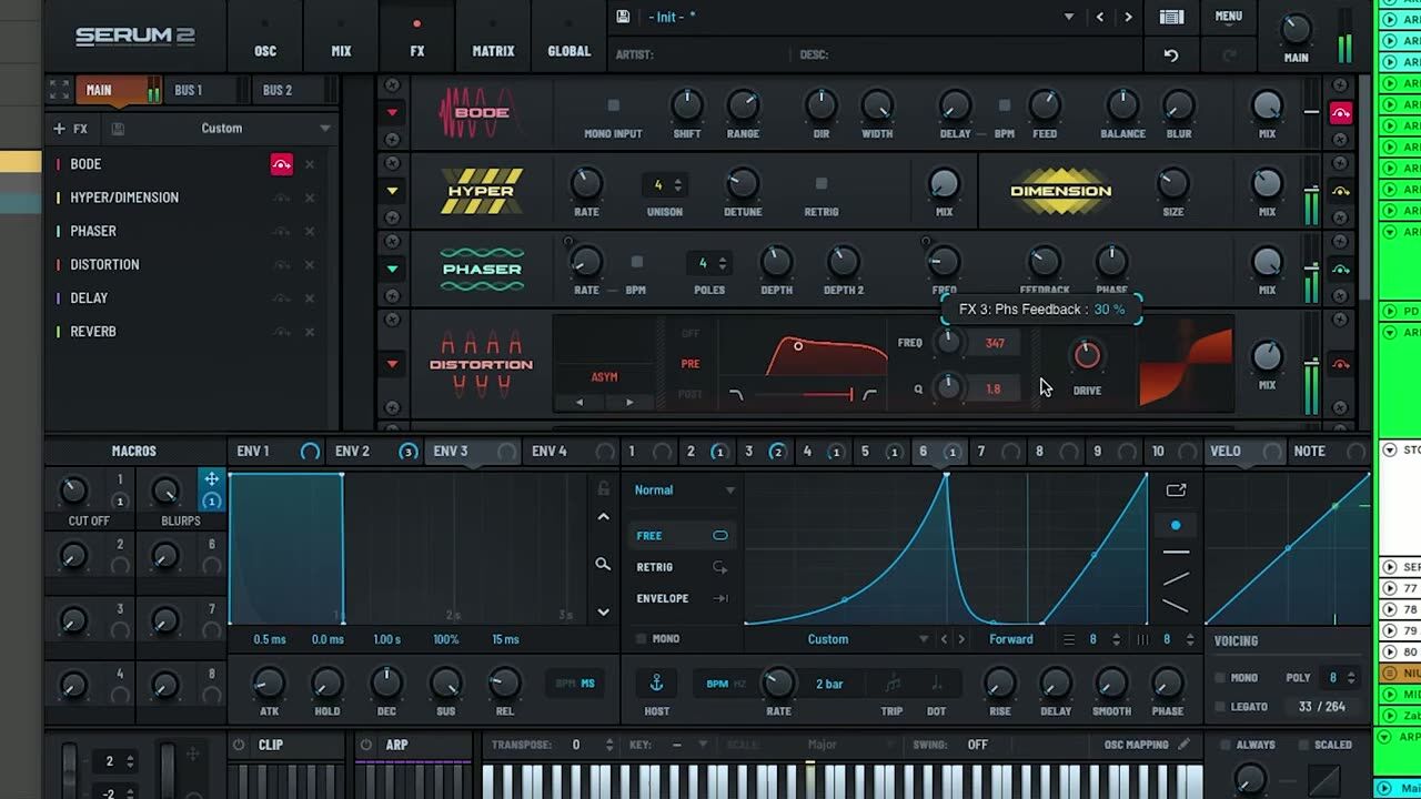 Shape and finish the lead — screenshot from the video