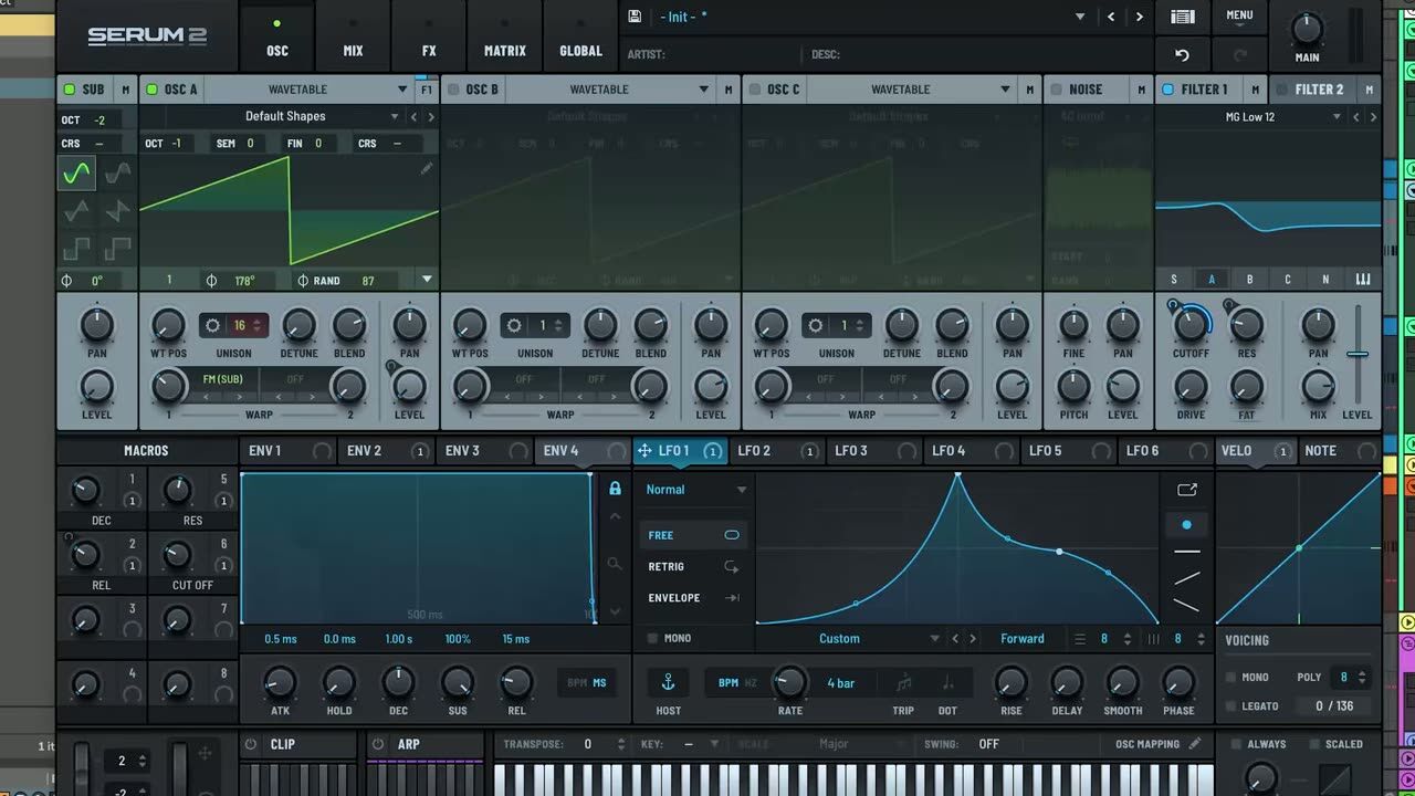 Filter modulation shaping trick — screenshot from the video