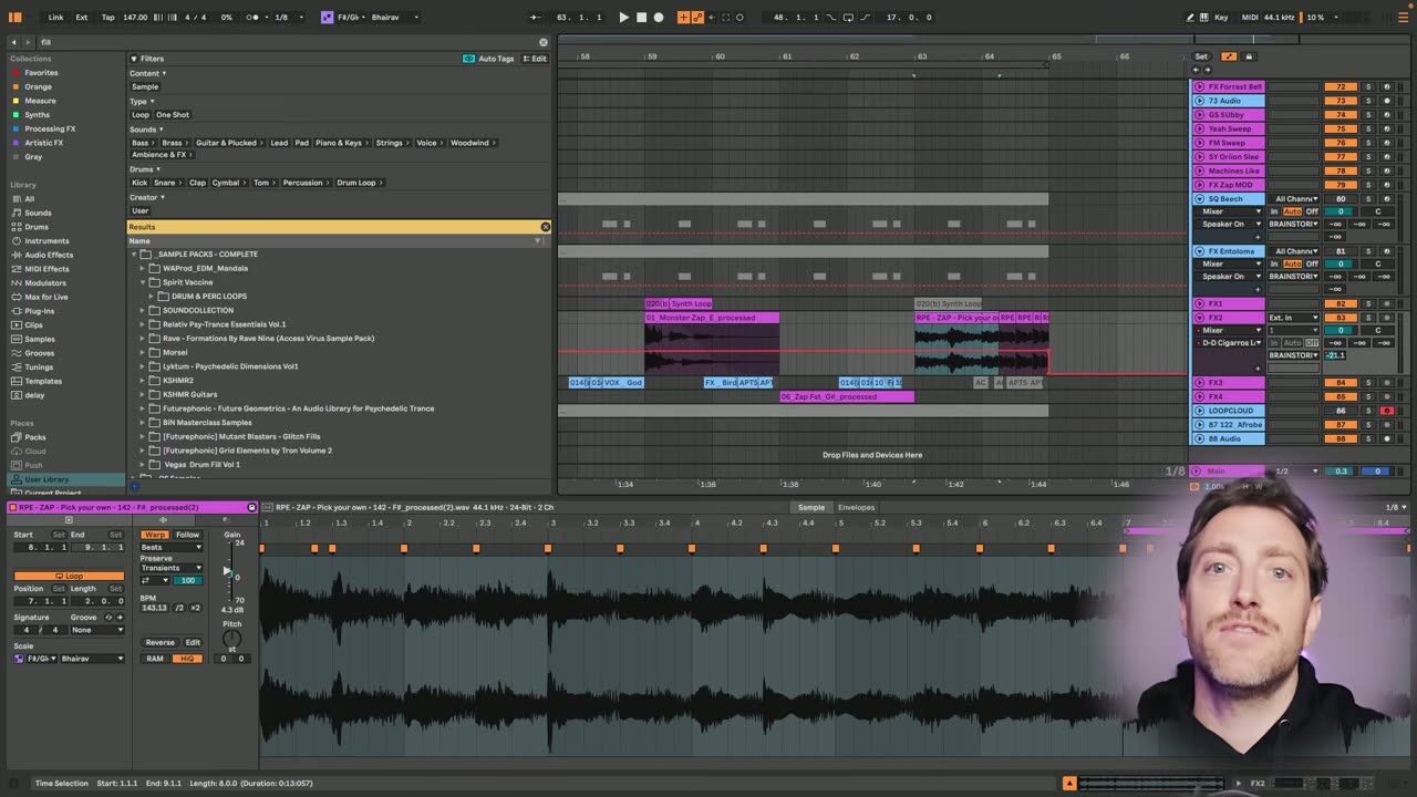Pick the best starting point in a sample — screenshot from the video