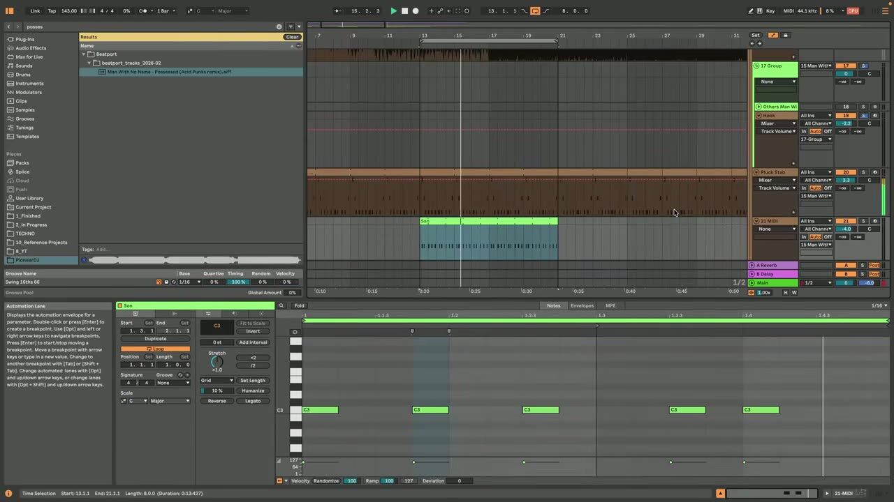 The rhythm-first melody concept — screenshot from the video