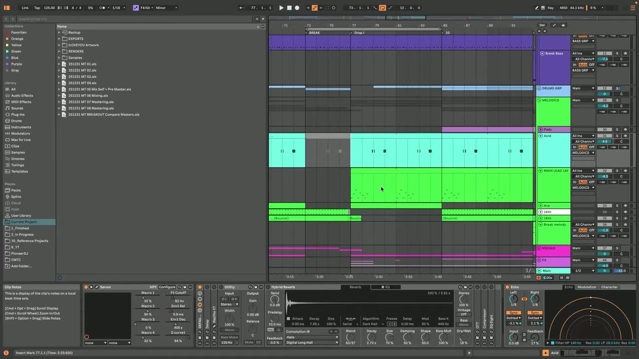 Space and dynamics — screenshot from the video
