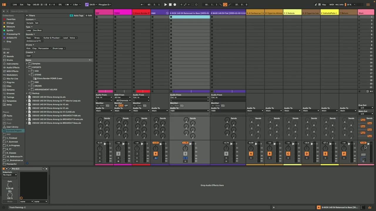 Mixing into the clipper — screenshot from the video