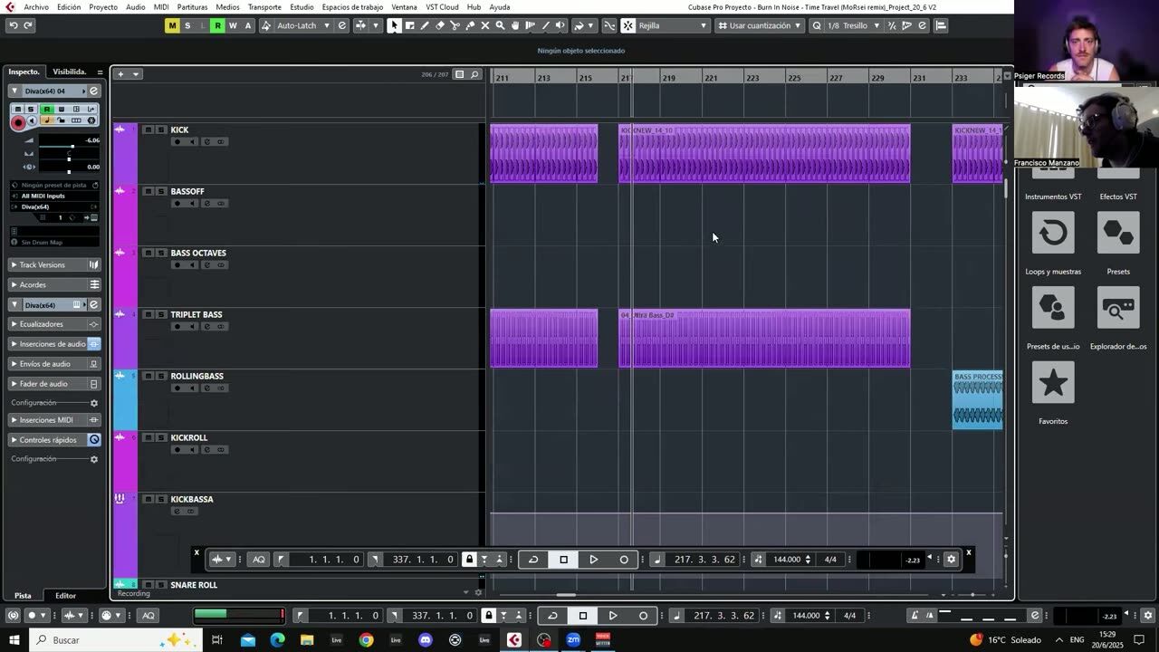Match the sub to the drum feel — screenshot from the video