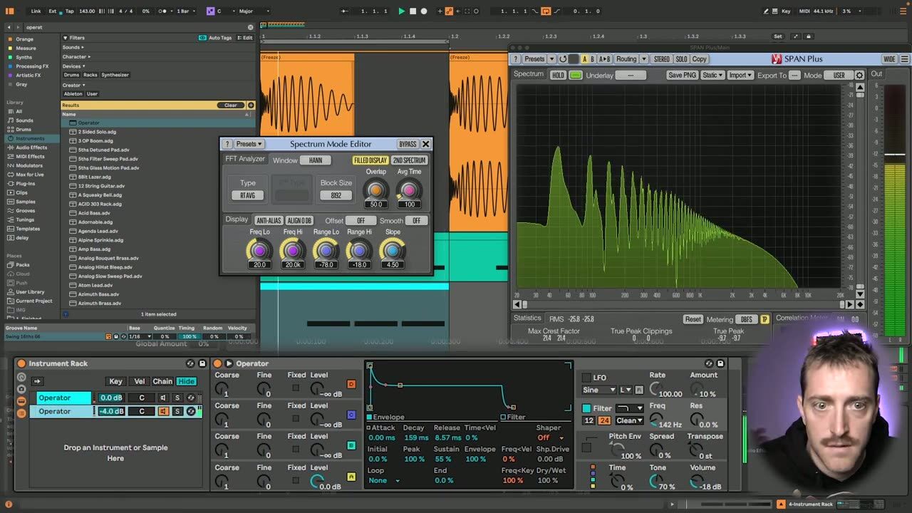 Velocity and refining the patch — screenshot from the video