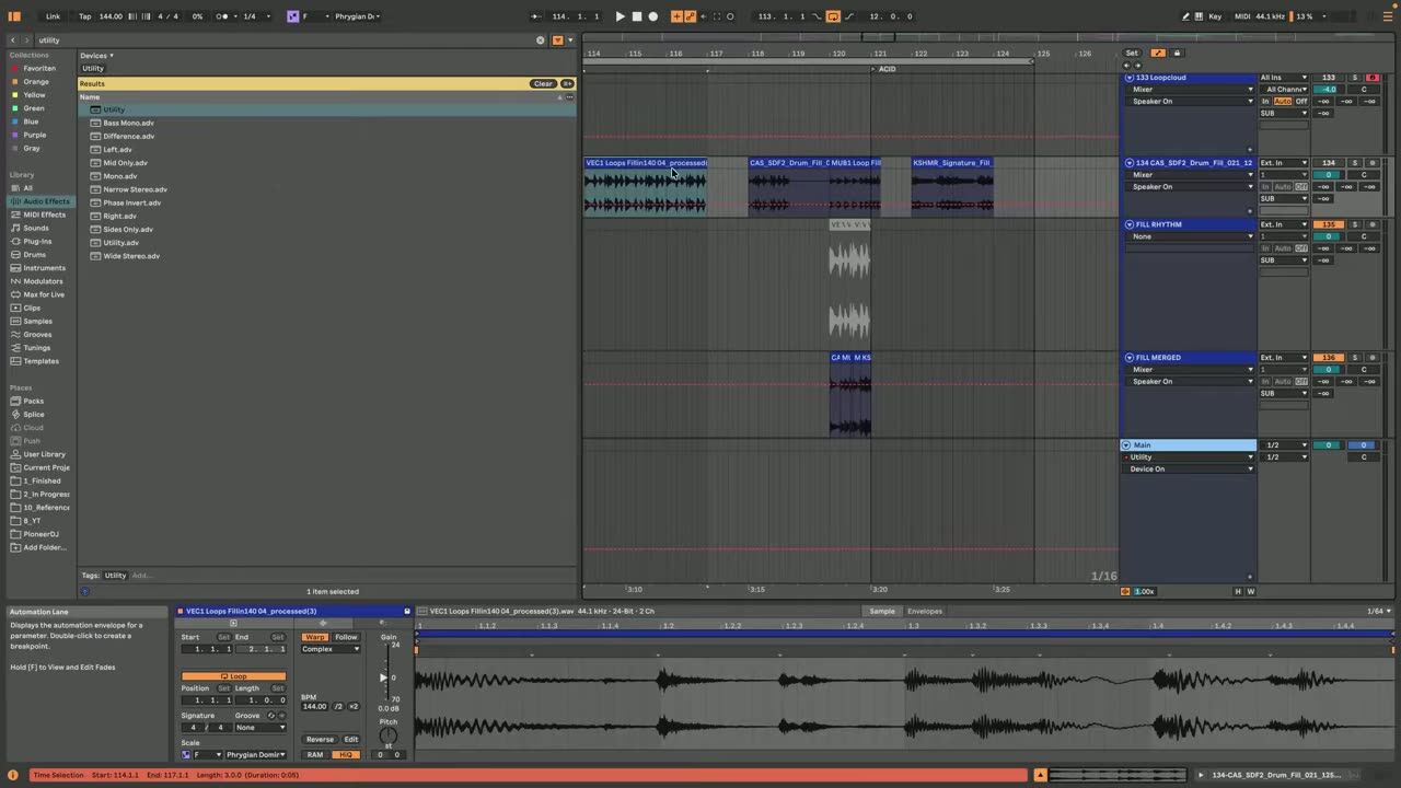 The three elements of a drum fill — screenshot from the video