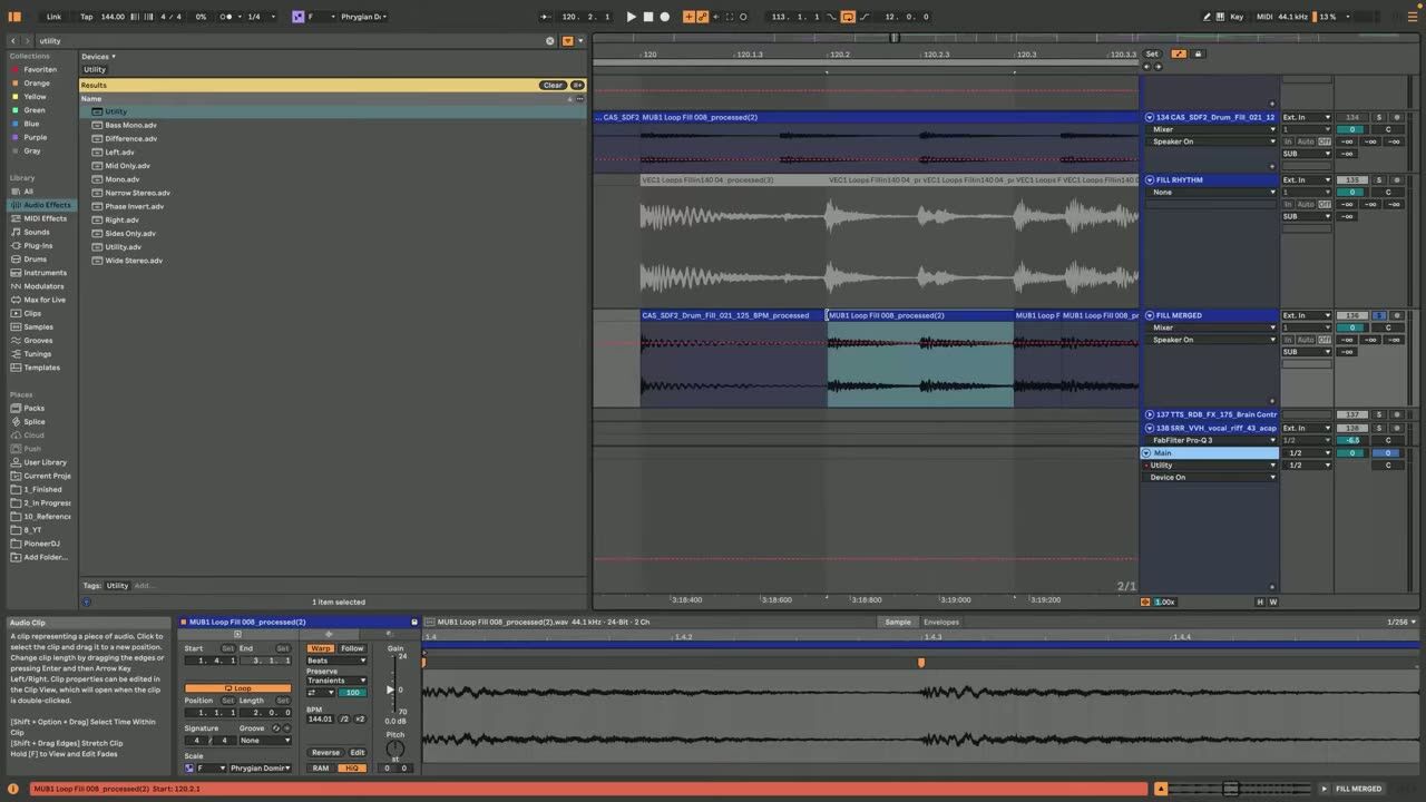 Stretch and reverse for variation — screenshot from the video