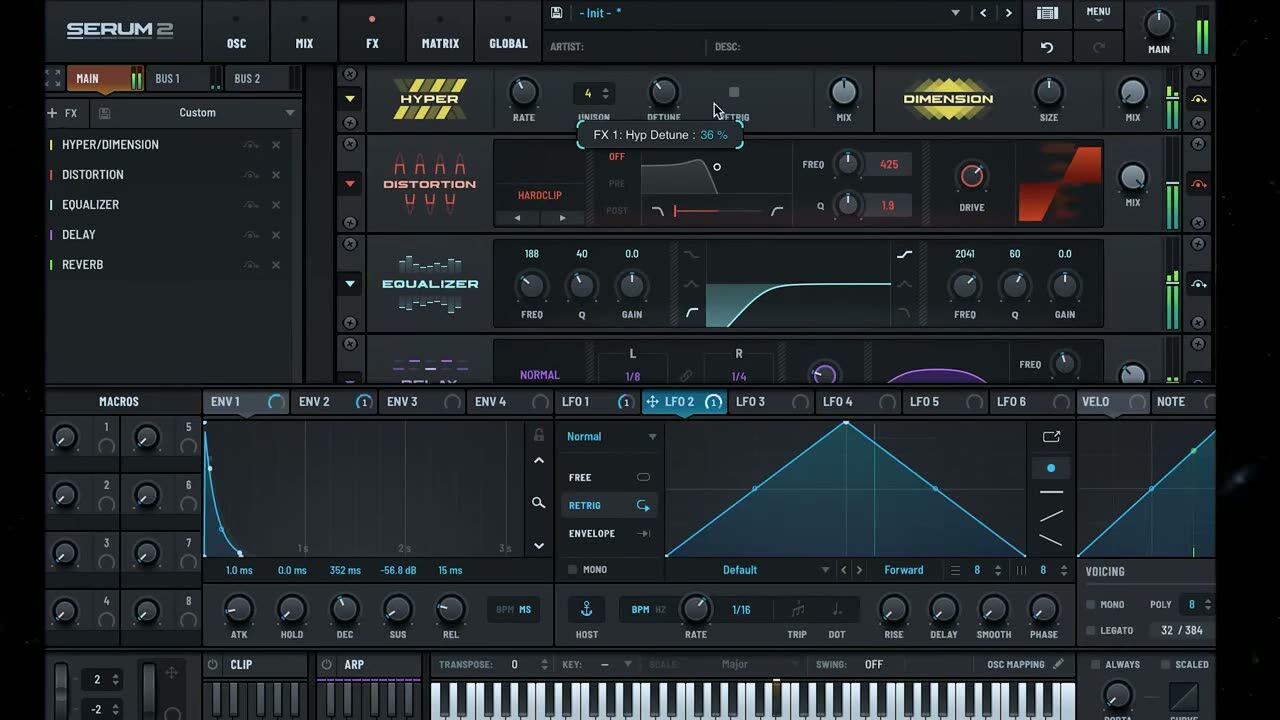 Add movement and FX — screenshot from the video