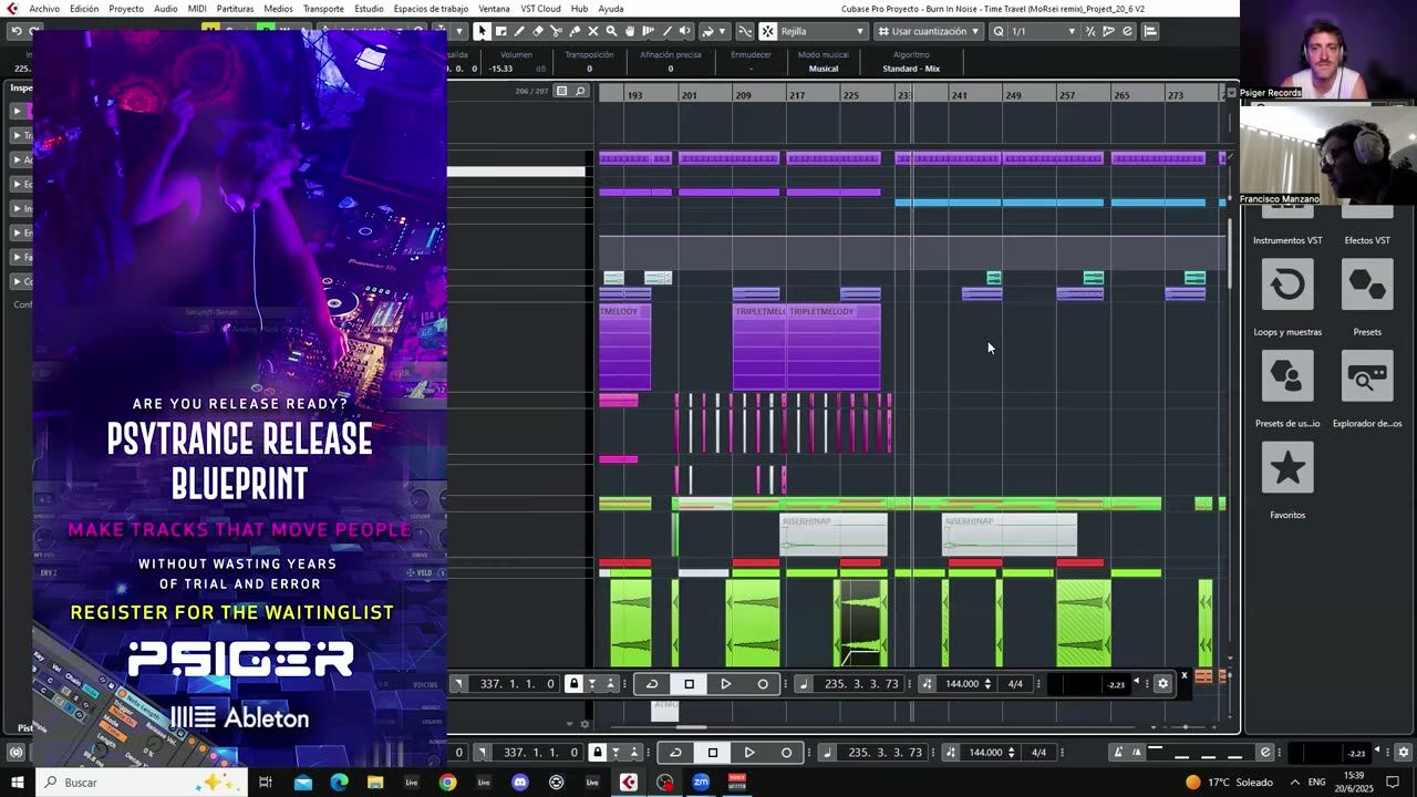 Change BPM or key and warp safely — screenshot from the video