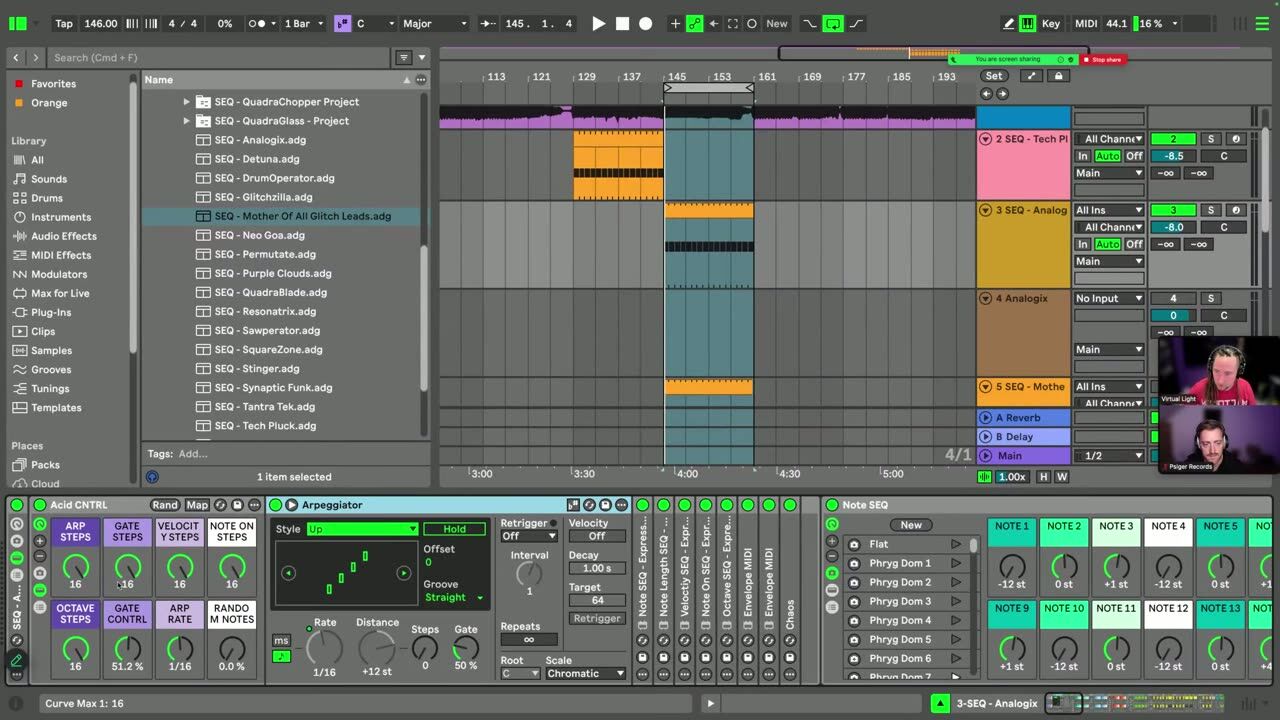 Randomisation with a stable root — screenshot from the video