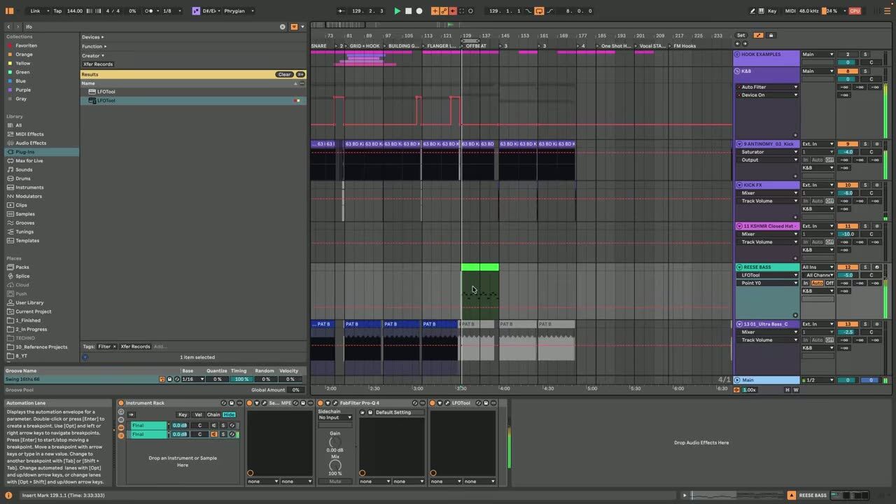 Fit it under the kick — screenshot from the video