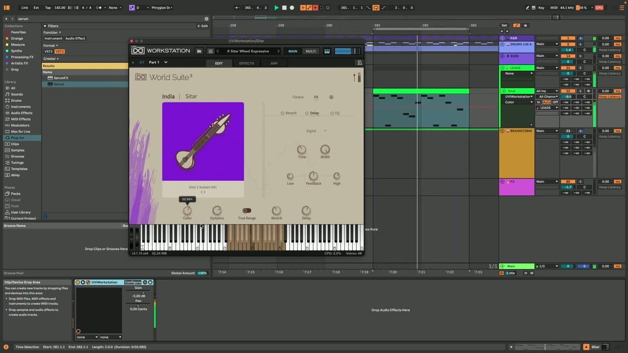 Notes and processing — screenshot from the video