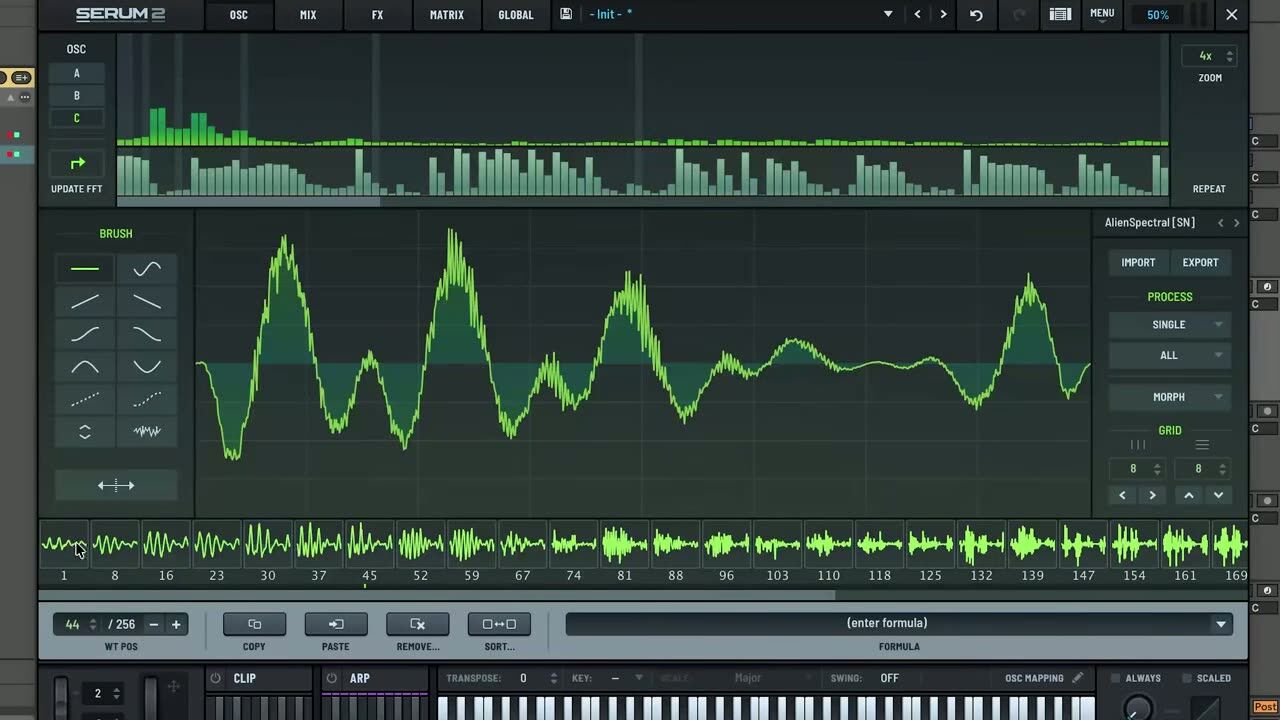 Wavetable limitations — screenshot from the video