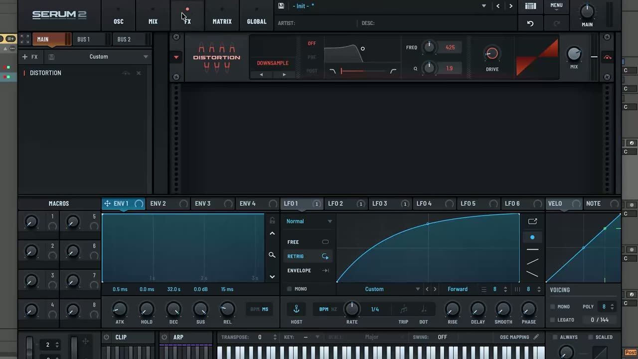 Preparing your preset — screenshot from the video