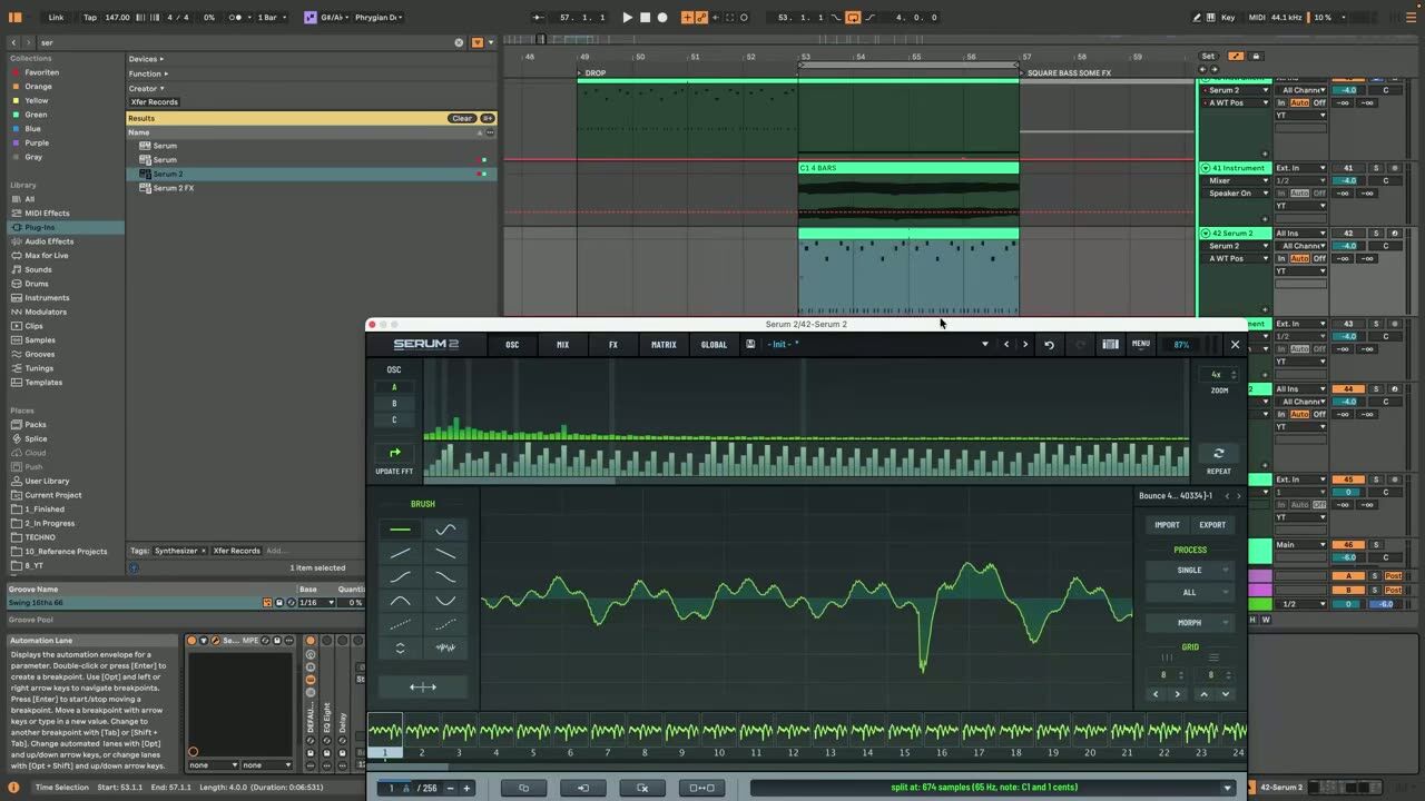 Why the sampling note matters — screenshot from the video