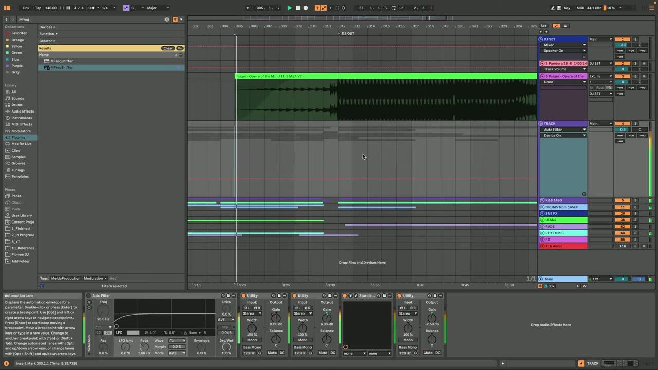 DJ in and DJ out — screenshot from the video
