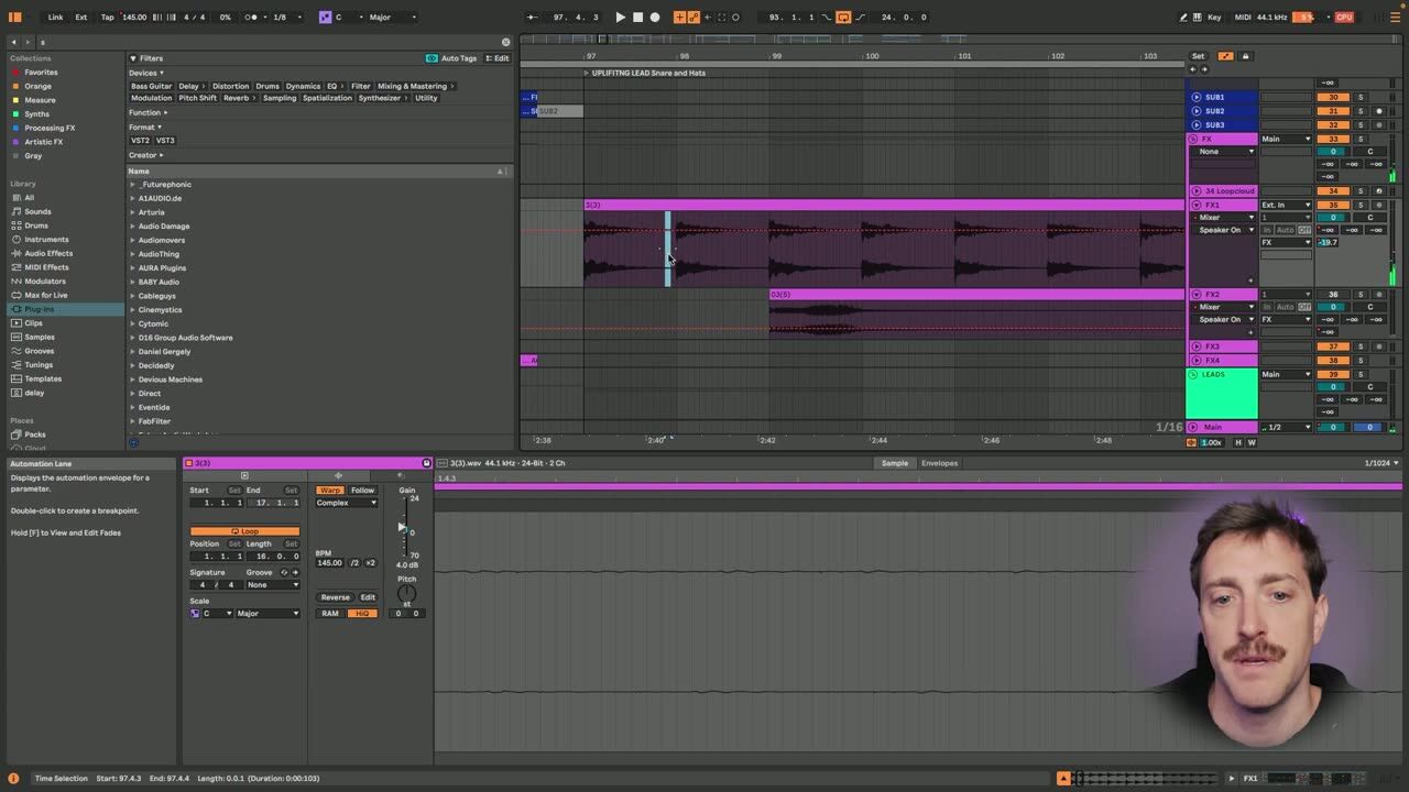 Place the elements right — screenshot from the video