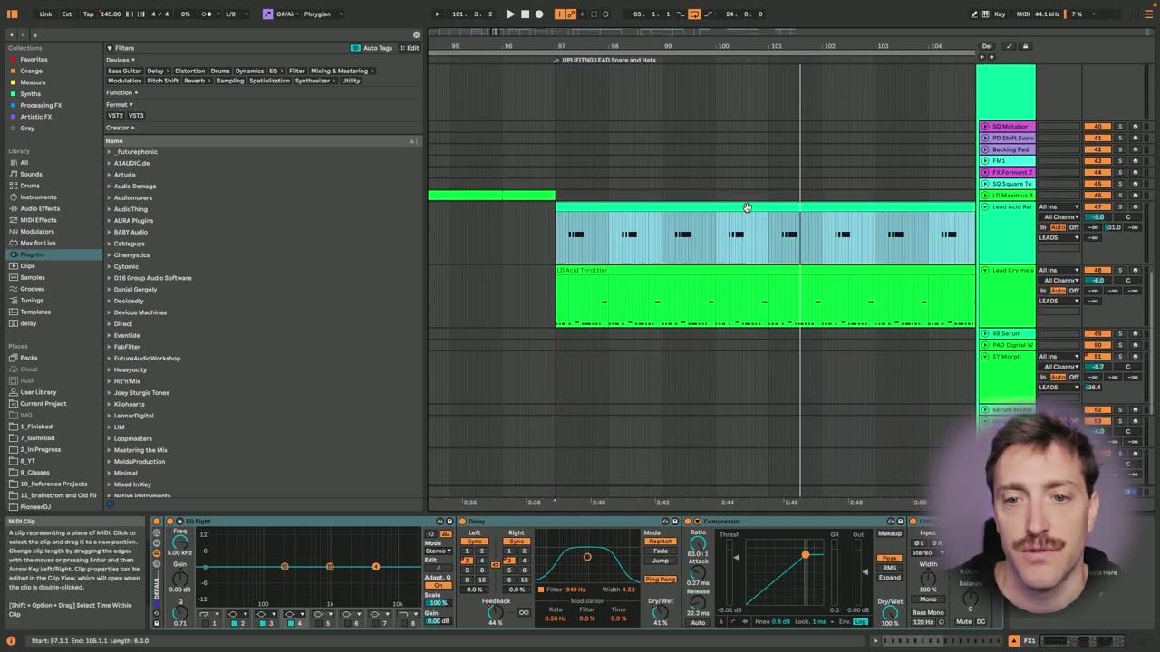 Keep the pattern simple — screenshot from the video